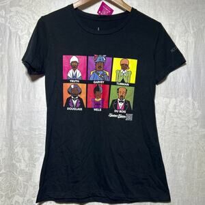 Rockablock Tee Large Black NEW Freedom Fighters History Truth Tubman Douglass US